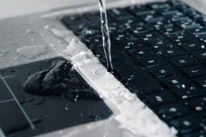water damaged laptop